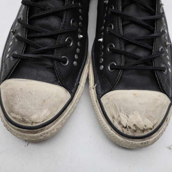 Converse X John Varvatos Men's 10 Women's 12 Studded Hi Leather Black 125707C - Picture 14 of 14